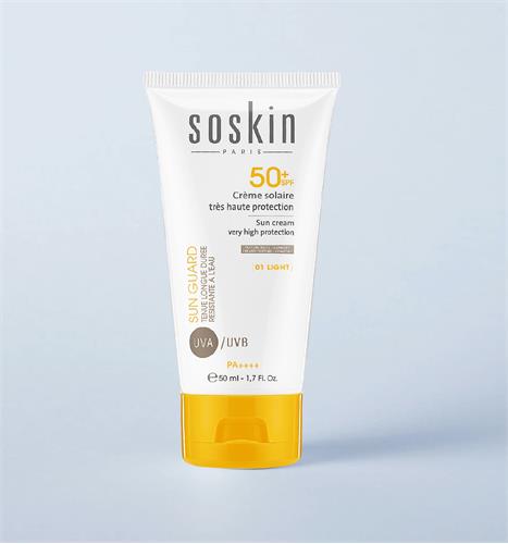 SPF50+ Sun cream very high protection tinted 01